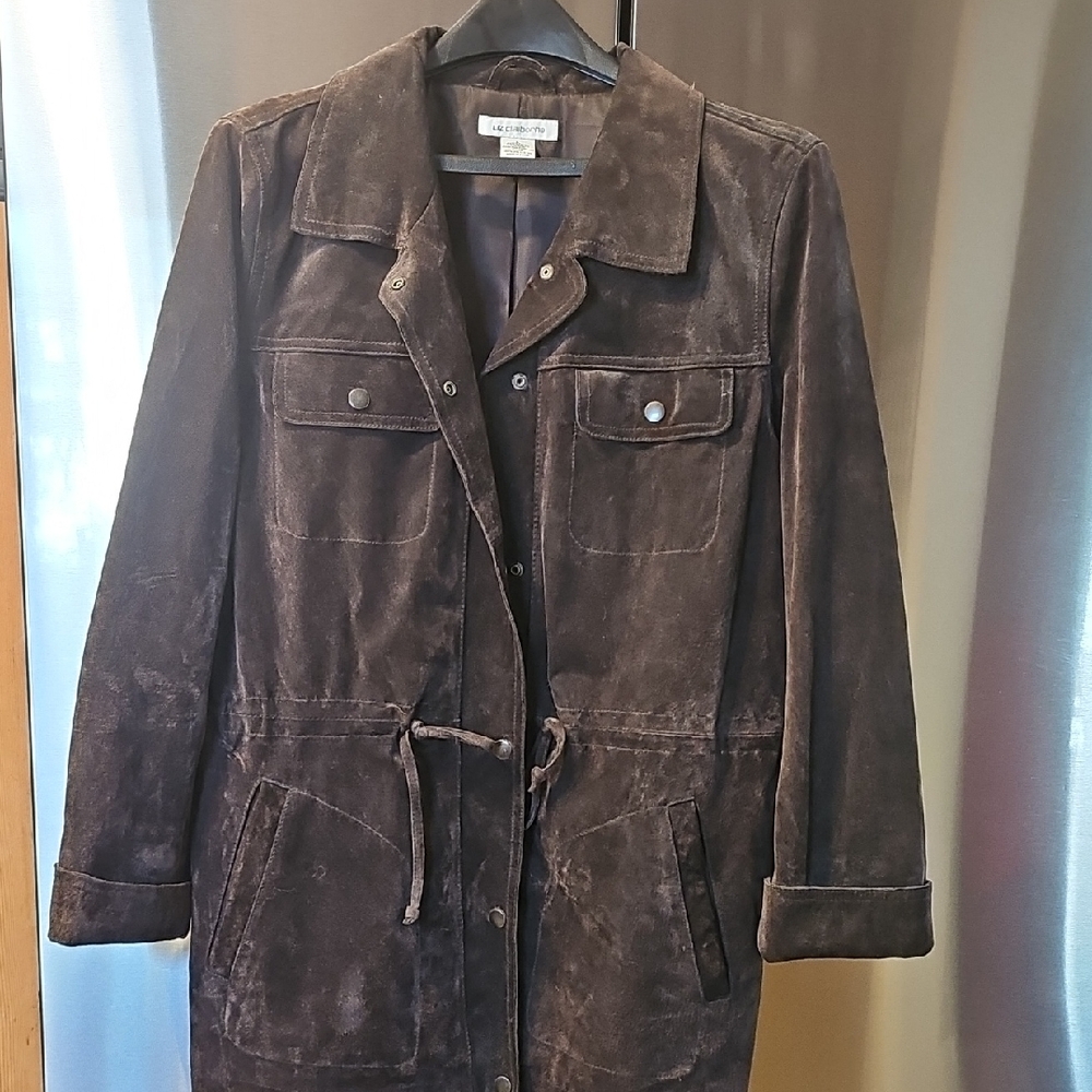 Liz Claiborne Brown Leather Jacket